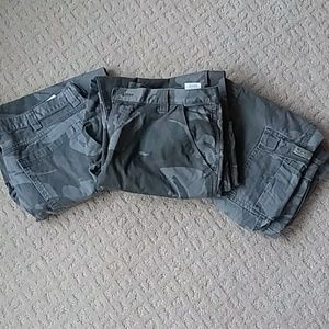 Mens camo cargo pants